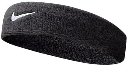 NIKE Premier Training Sport Headband - Thick, Soft, Cotton Blend, Moisture-Absolving (Black)