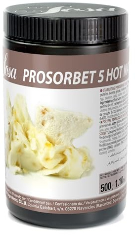 SOSA Prosorbet 5 caliente natur lacto - Mezcla de estabilizantes, emulsionantes y aireantes - Bote 500grs