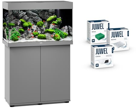 JUWEL Aquarium Rio 125 Kombination grau Premium-Bundle