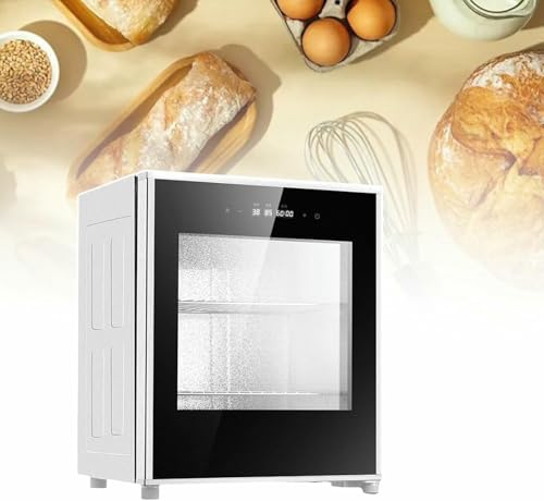 Macchina per la fermentazione di massa da 40 l, a due strati, per la cottura del pane, con controllo dell'umidità e temperatura per fare pane, yogurt, natto e pizza.