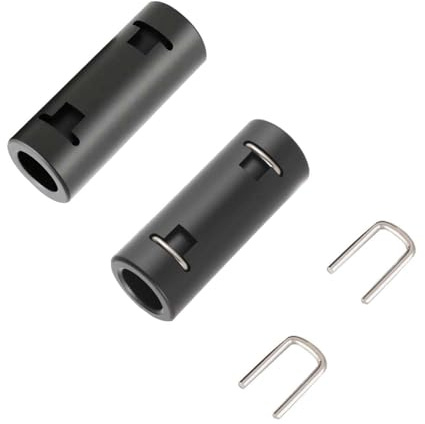 CDDCWZ Adattatore per idropulitrice ad alta pressione da 2 pezzi per prolunga Kärcher K2 K3 K4 K5 K6 K7 con attacco M22IG Quick Connect, facile da installare per la pulizia ad alta pressione (nero)