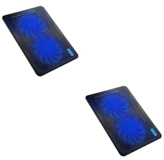 DIYEAH 2 Piezas Enfriador de portátiles Ventilador de Laptop Ventilador refrigerador para computadora portátil refrigerador de Cuaderno