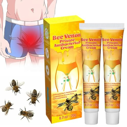 Intimpflege Männer,20g 2pc Private Antibakterielle Creme,Herren Intimbereich Lindert Creme,Intimcreme Gegen Juckreiz,Herren Balanitis Juckreiz Cremes,Herrencreme Intim Pflegecreme