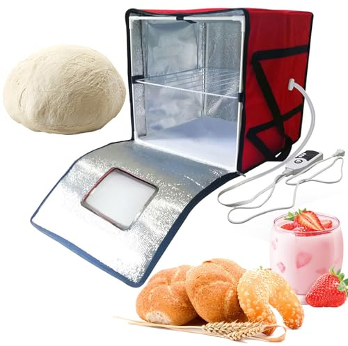 Macchina per la fermentazione del lievito naturale, scatola pieghevole per lievitazione dell'impasto con controllo della temperatura e del timer, macchina per il pane isolata per pizza, yogurt