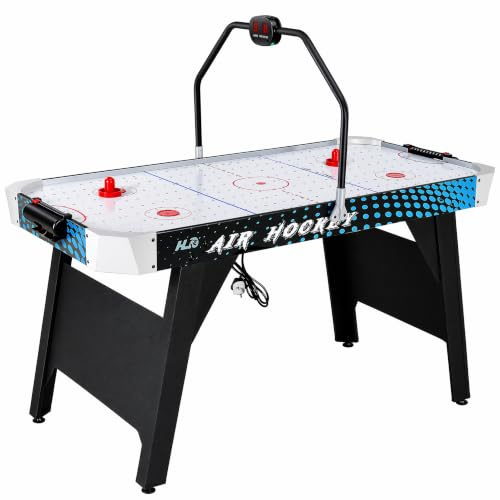 Hyner Airhockey Tisch 137cm Air Hockey Spieltisch Luftkissen Punktetafel