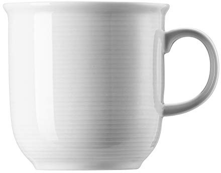 Thomas Trend Becher mit Henkel, Becher, Tasse, Kaffeebecher, Henkelbecher, Porzellan, Weiß, 15571