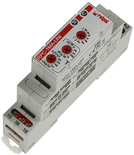 Multifunktions-Zeitrelais 1 Wechsler, 230V/16A, 10 Funktionen