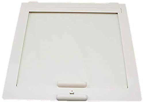 pro-Styling Innenrahmen für MPK Dachluke Dachfenster Dachhaube 40 x 40 cm Wohnwagen Wohnmobil Caravan mit Rollo und Moskitonetz, Perlweiß, Aluminium, Kunststoff, Dachhaube 42/46