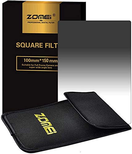 Zomei 100 x 150 mm Z-Pro Serie Filter ND16 Verlaufsfilter Graufilter Graufilter kompatibel Cokin DSLR-Kameras.