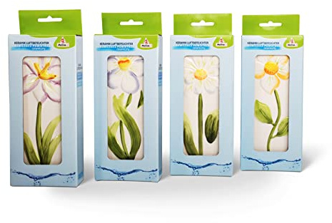 Metrox Evaporador de cerámica 316 Flores (con gancho, contenido: 220 ml, tamaño: 20,5 x 8 x 3,5 cm) 1414