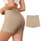 Banamic Pantalones cortos para mujer y niño, sin costuras, antirozaduras, suaves, para motociclista, Beige, Large