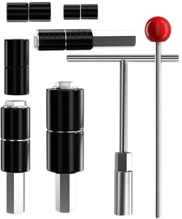 Quzente Wasserrohr-Stopfen – Edelstahl-Rohr-Wasserstopper-Werkzeug, passend für 20/25/32 Wasserrohre, Edelstahl-Sanitär-Werkzeug-Set für Heimwerker