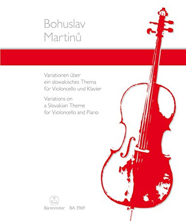 Variationen über ein Slowakisches Thema. Violoncello, Klavier