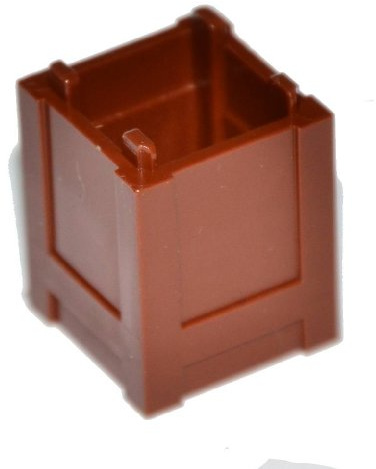 Lego 3 Box Kisten 2x2x2 Braun (61780) Ersatzteile