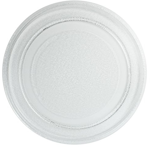 Spares2go Smooth Glass Turntable Plate for Sanyo EM-S105AW EM-S105AS Microwave Oven (245mm)
