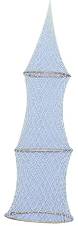 Unbekannt Deko Reuse 100 x 32 Cm 3 Bambus Ringe Fischreuse