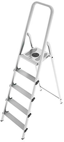 SCALA MISTA ACCIAIO ALLUMINIO 5 GRADINI