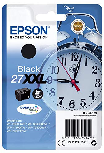 Epson C13T27914022 Schwarz Original 27XXL Tintenpatronen Pack of 1