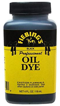 Fiebings, professionelle Lederfarbe auf ölbasis, 118 ml Schwarz schwarz