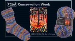 100g Sockenwolle Opal Hundertwasser III - Conservation Week - 3201