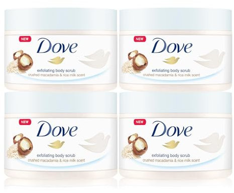 Dove Crema doccia peeling melograno e burro di karitè, 225 ml, 225 millilitro, 1