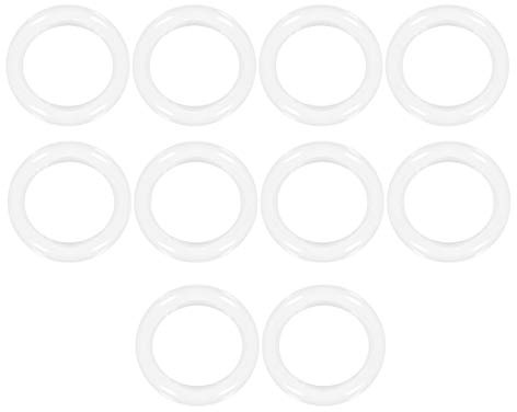 sourcing map 10 Stk. Silikon O-Ring VMQ Dichtungsring 22mm AD 16mm ID 3mm Breite Weiß