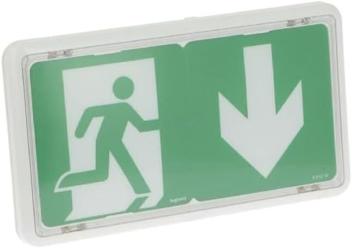 Legrand 062560 BAEH IP43 IK07 Plastique Saillie à LEDs, SATI Connecté Visibilité Augmentée pour ERP et ERT, Blanc