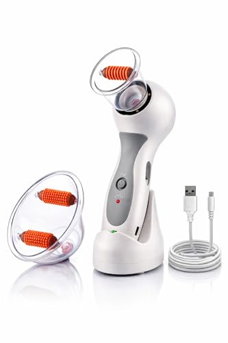 CELLUSTOP - Latas de vacío de Masaje Profundo de Cuerpo INU portátil para Tratamiento de Terapia de Masaje anticelulitis Ventosa de Celulitis - USB