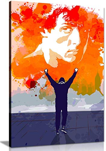 Leinwandbild, Pop-Art, Hochformat, Sonnenuntergang, abstraktes Zitat, Leinwand-Kunstdruck, Heimdekoration, 45,7 x 30,5 cm