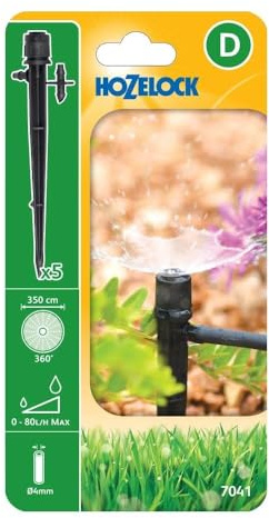Hozelock Spectrum Lot de 12 arroseurs sur Bec 360˚ avec débit réglable