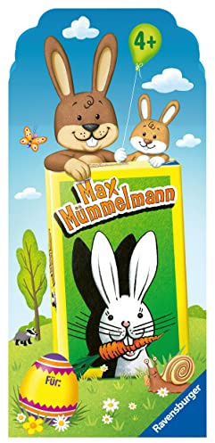 Ravensburger 80545 - Osteraktion Max Mümmelmann, Mitbringspiel für 2-4 Spieler, Kinderspiel ab 4 Jahren
