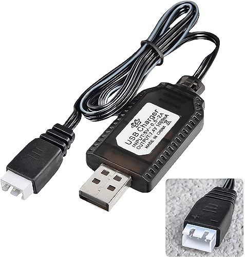 Aliwisdom Universal USB RC Ladegerät Kabel Mit XH-3P Connector Stecker Plug für 2S 7,4V LiPo Akku, Kompatibel RC car/RC-Auto/RC-Boot/RC Flugzeug/RC Drone und andere ferngesteuerte Spielzeuge