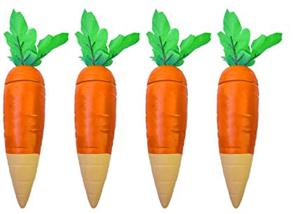 belupai 4pcs Pics D'Arrosage Automatiques, Globes D'Arrosage de Plantes en Forme de Carottes Dispositif D'Arrosage en Terre Cuite Abreuvoir D'Irrigation de Jardin, Dispositifs D'Ampoules(#1)