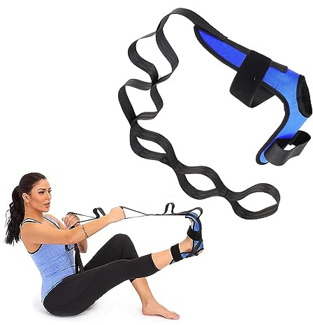 AWAVM Yoga Stretch Band, Cheville Assistant Stretch, Fitness Leg Stretch Ceinture de Yoga (7 Tours)