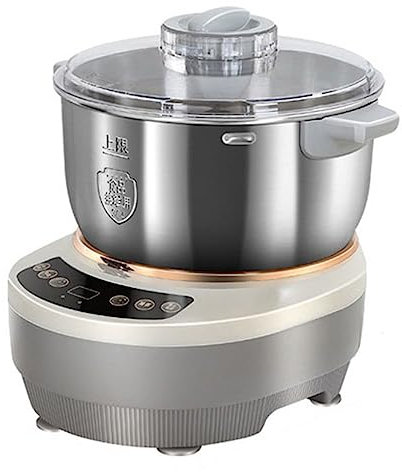 Machine à pâte professionnelle en acier inoxydable avec fonction de fermentation – Mélangeur de pâte haute capacité avec minuteur micro-ordinateur et panneau tactile face vers le haut