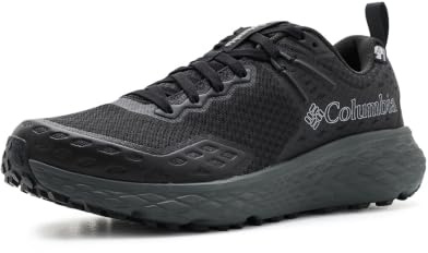 Columbia Men's Konos TRS Outdry, Low Rise Trekking and Hiking Shoes, Black/Grill, 8 Regular