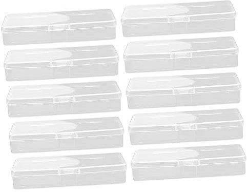 UPKOCH 10 Piezas Caja De Reciclaje De Cuchillas para Desechar Cuchillas y Desechos Cosméticos Cajas De Soporte Protector Desechables para Reciclar El Baño