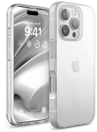 elago Cover Trasparente Ibrida Clear Compatibile con iPhone 16 Pro Cover 6.3 - Tecnologia Ibrida PC + TPU, Paraurti Antiurto, Protezione della Fotocamera Rialzata, Resistente ai Graffi (Clear)