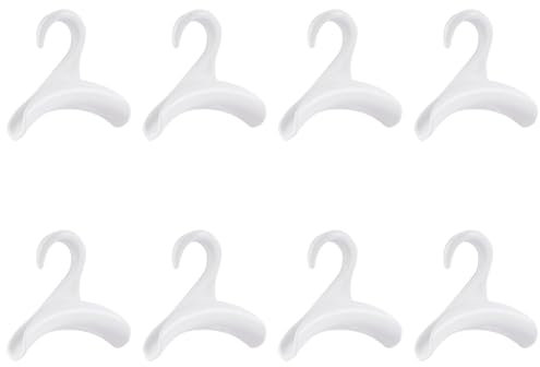 VZU Lot de 8 crochets de suspension pour sacs à main, cintres à main, porte-sacs à main, armoire, porte-sacs à main, penderie, pour sacs à dos suspendus, cartables, écharpes, ceintures et cravate,