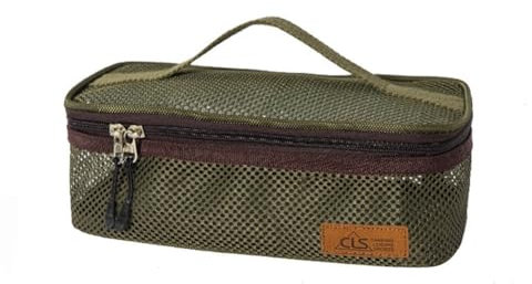 GreatRise Tragbare Bestecktaschen Outdoor Besteck Aufbewahrungstasche Essstäbchen Löffel Gabel Organizer Reise Besteckbeutel Kochgeschirr Tasche für Camping, Reisen, Wandern Armeegrün-29x13x9cm