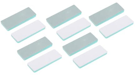 Sharplace 10x Hand Sanding Sandpaper Flexible Portable Washable Sandpaper Blocks Grinding for Glazing Furniture Glasses Metal, 1500 10000