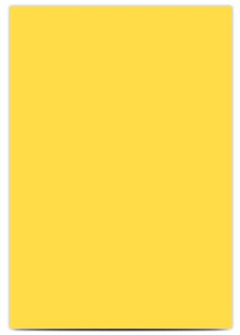 50x DIN A4 Papierbogen/Bastelkarton in Gelb - 21,0 x 29,7 cm - 225 g/m² - Planobogen Bastelbogen Bastel-Papier Ton-Karton - Colours-4-you