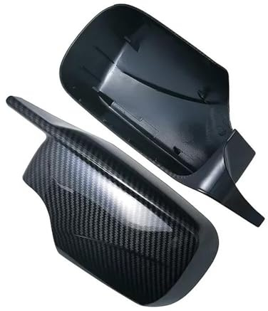 GVGFKPKZAY Für B&MW E46 E39 4-Türer 3er-Reihe (1998–2005) Rückspiegelkappe (2021, M3/M4-Stil) Seitenspiegel abdeckungen(Carbon Fiber Pattern)