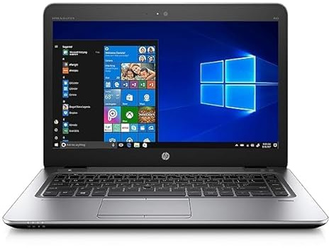 HP ELITEBOOK 840 G3 Ordinateur portable i5-6200U 8 Go RAM 240 Go SSD Webcam intégrée et performance professionnelle au format compact Windows 11 Pro (reconditionné)