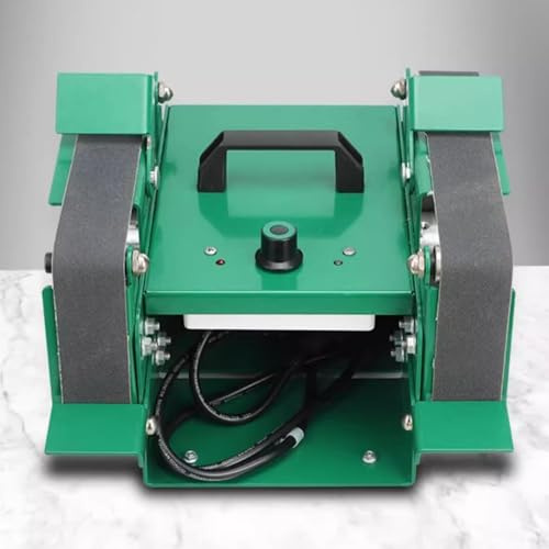 Lijadora de Banda eléctrica, Amoladora de Banco de Doble Cabezal, Velocidad Ajustable de 800 a 12 000 RPM, Herramienta de Pulido para Bricolaje, Ideal para la fabricació
