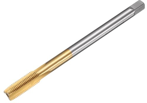 sourcing map Metric Thread Tap M9 x 1 H2 110mm Straight Flute Screw Thread Milling Machine Taps Threading Tapping Repair Tool