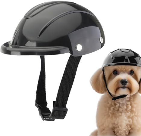 Hundefahrradhelm,Schutzhelm Für Hunde | Schutzhelm Winddicht Atmungsaktiv Verstellbar Für Fahrrad Hundewandern Outdoor Aktivitäten