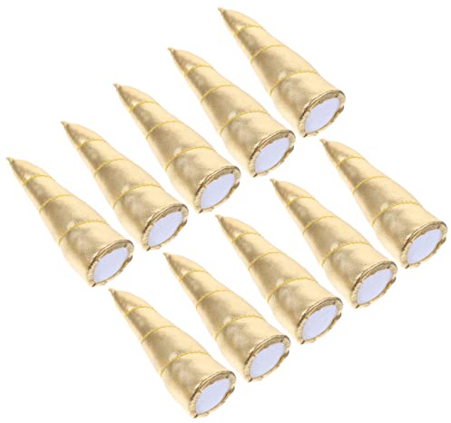 Toyvian Selbstgemacht Einhorn Horn Haarschmuck Haarclip Multifunktion Handgefertigtes Horndekor Gold 8cm Kompaktes Zubehör Für Kopfbedeckung Und Basteln