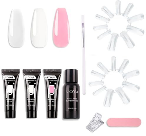 GZSYY Set di unghie in gel acrilico per unghie Nail Extension Gel con slip Solution