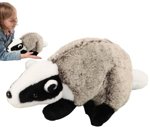 Vibhgtf Peluche di tasso – dolce peluche di tasso, morbido peluche | Peluche decorativo per camera da, soggiorno, ufficio, casa, bambini e adulti